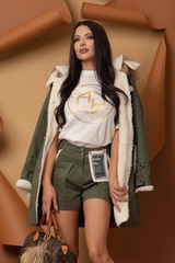 Revolve Around Me T-Shirt - Екрю - Изображение 7