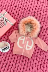 Alessa mini Лого Жилетка От Плетиво - pink - Изображение 5