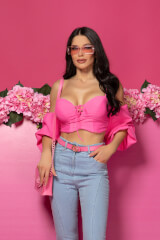 Trendy Thrills Кроп-Топ - Pink - Изображение 10