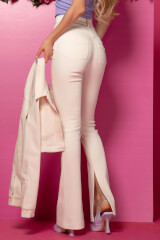 Blue Jean Baby Дънки - Soft Beige - Изображение 17