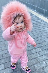 Alessa mini яке от плетиво - Candy Pink - Изображение 3