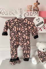 Alessa mini luxury ромпър с цип - Изображение 2