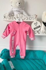 Alessa Mini Special One ромпър с цип - pink - Изображение 8