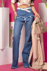 Fierce Femininity Дънки - Denim Blue - Изображение 21