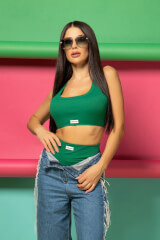 Style Storm Кроп-Топ - Green - Изображение 10