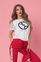 Alessa logo t-shirt - бял - Изображение 3