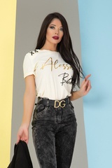 Alessa babe t-shirt - шампанско - Изображение 4
