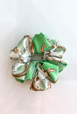 All I Want Is A Yacht Скрънчи - Green Print Малко - Изображение 4
