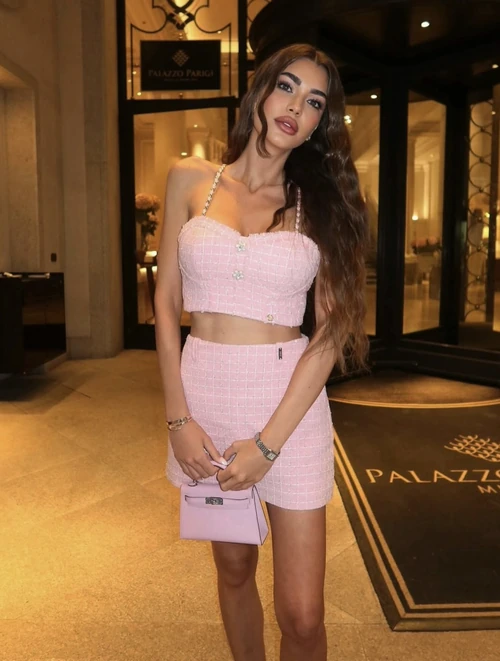 Signature Chic Пола-Панталон от Букле - baby pink