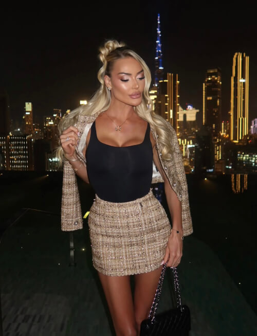 Casual Luxe Къс Блейзър от Букле - Gold