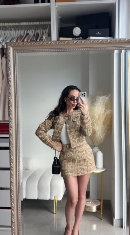 Casual Luxe Пола-Панталон от Букле - Gold